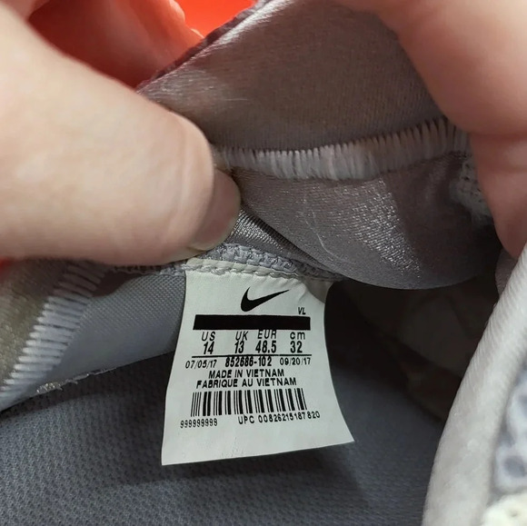 Nike 14 Baseball Cleats Lunar Vapor Ultrafly Elite Men's 852686-102 New - Picture 6 of 8